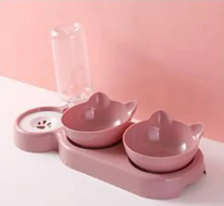 Anti-Tip Cat Bowl Feeder – Mess-Free Mealtime with a Stable, Stylish Design