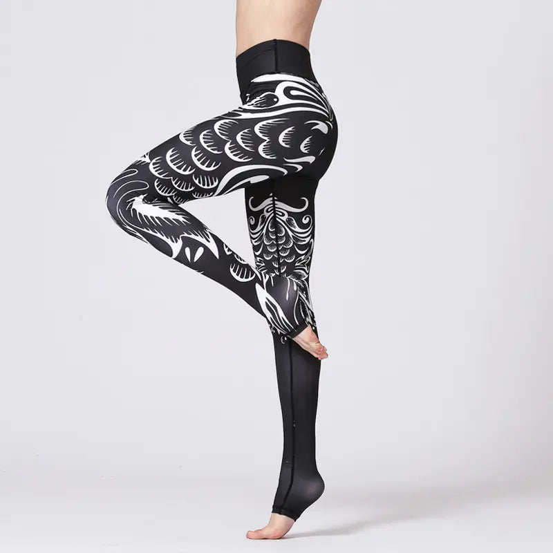Women's Printed Yoga Pants – High-Performance, Breathable Leggings