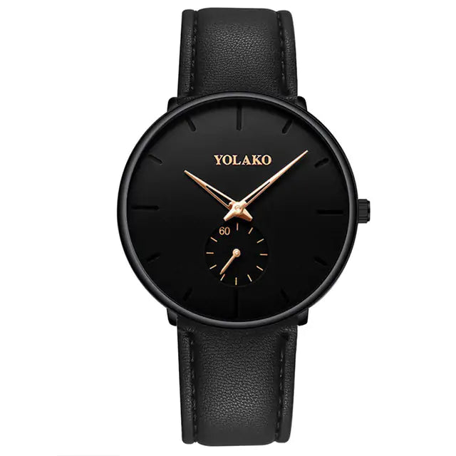 Leather Band or Stainless Mesh Watch: Sleek Sophistication for the Modern Man