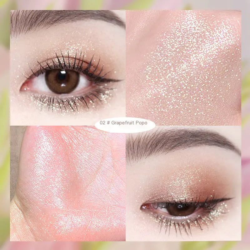Double-ended Eyeshadow Pen – Waterproof, Shimmer Finish, Long-Lasting Color (6 Shades Available)
