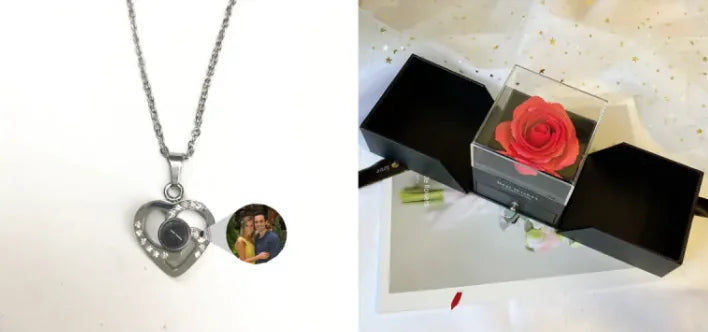 Heart Pendant Photo Necklace