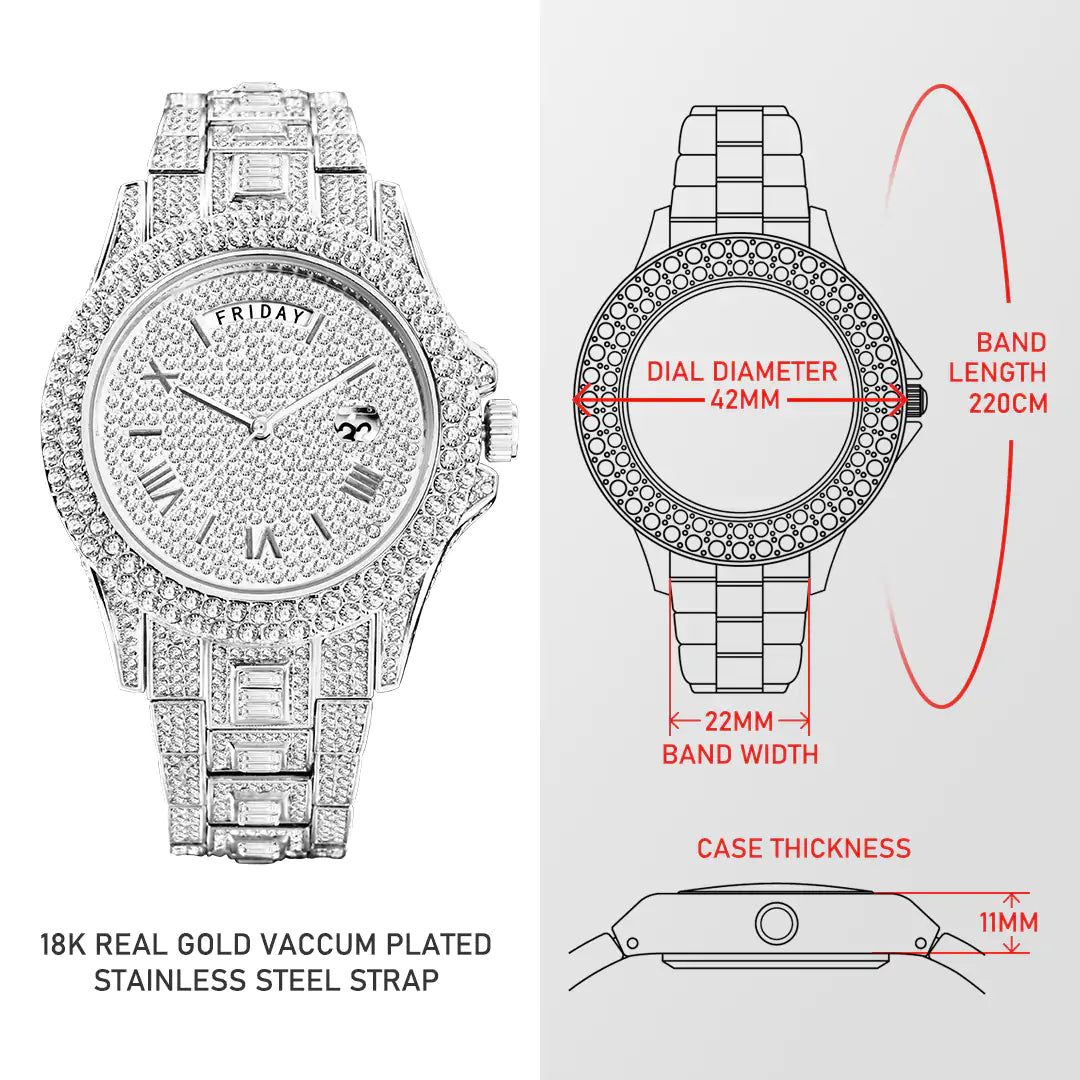 Enhance Your Elegance with the Trendy Diamond Watch