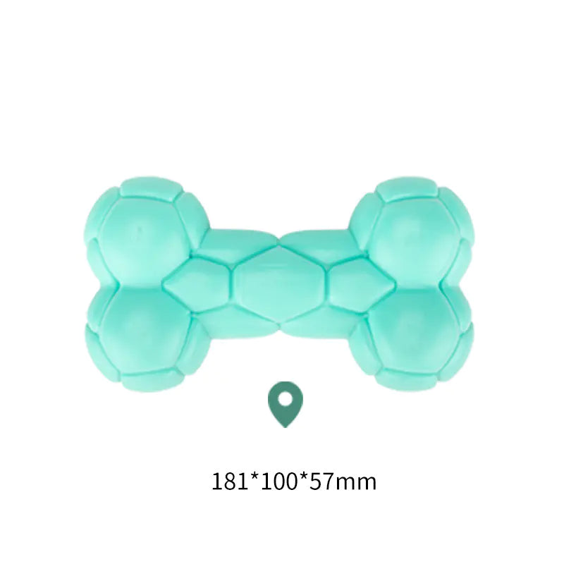 Floating Sound Bone Dog Toy – Durable TPE Chew Toy for Water Play & Training