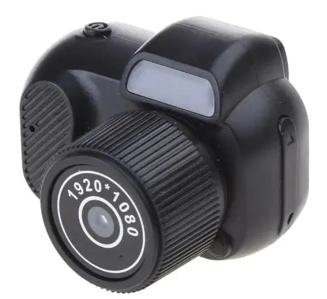 Keychain Mini Pixel Camera – Portable 1080P HD Camcorder with Loop Recording & Display Screen (200mAh Battery, SD Card Support)