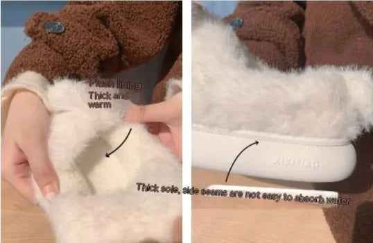 Cartoon Cat Cotton Slippers – Cozy Indoor Suede Slippers for Cat Lovers