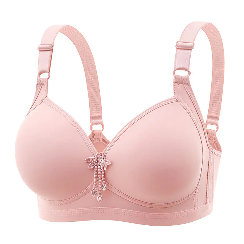 Plus Size Wireless Bra – Comfortable Support with U-Shaped Back (36/80–44/100, Multiple Colors)