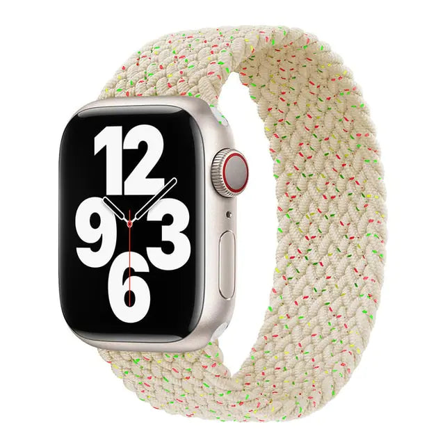 Upgrade Your Apple Watch with a Stretchable Nylon Elastic Loop Band