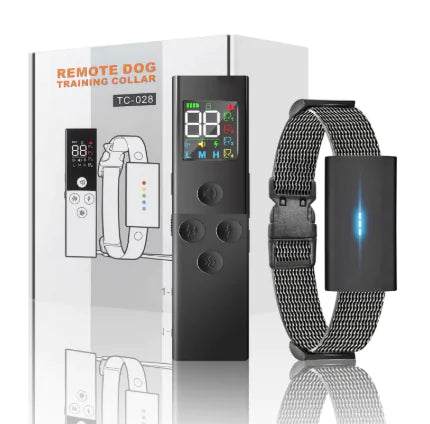 Color Screen Dog Shock Collar – Rechargeable Waterproof Trainer with 3 Modes & 800M Range