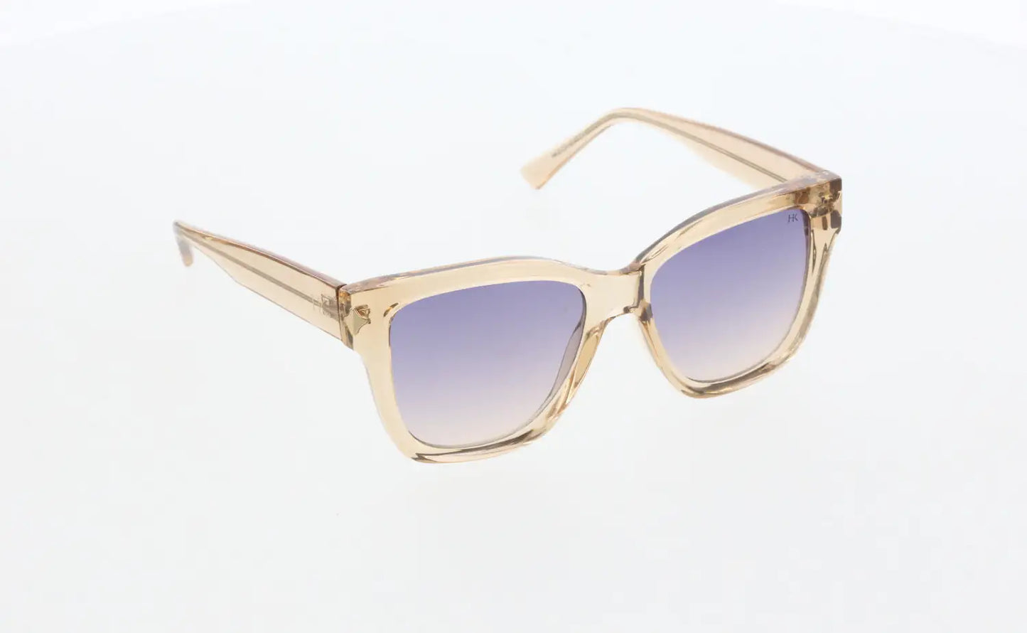 HAWK Women’s Geometric Eyeglasses – Bone Material with Fume Brown Frame (Model HW2081) - ONLY 10 LEFT!