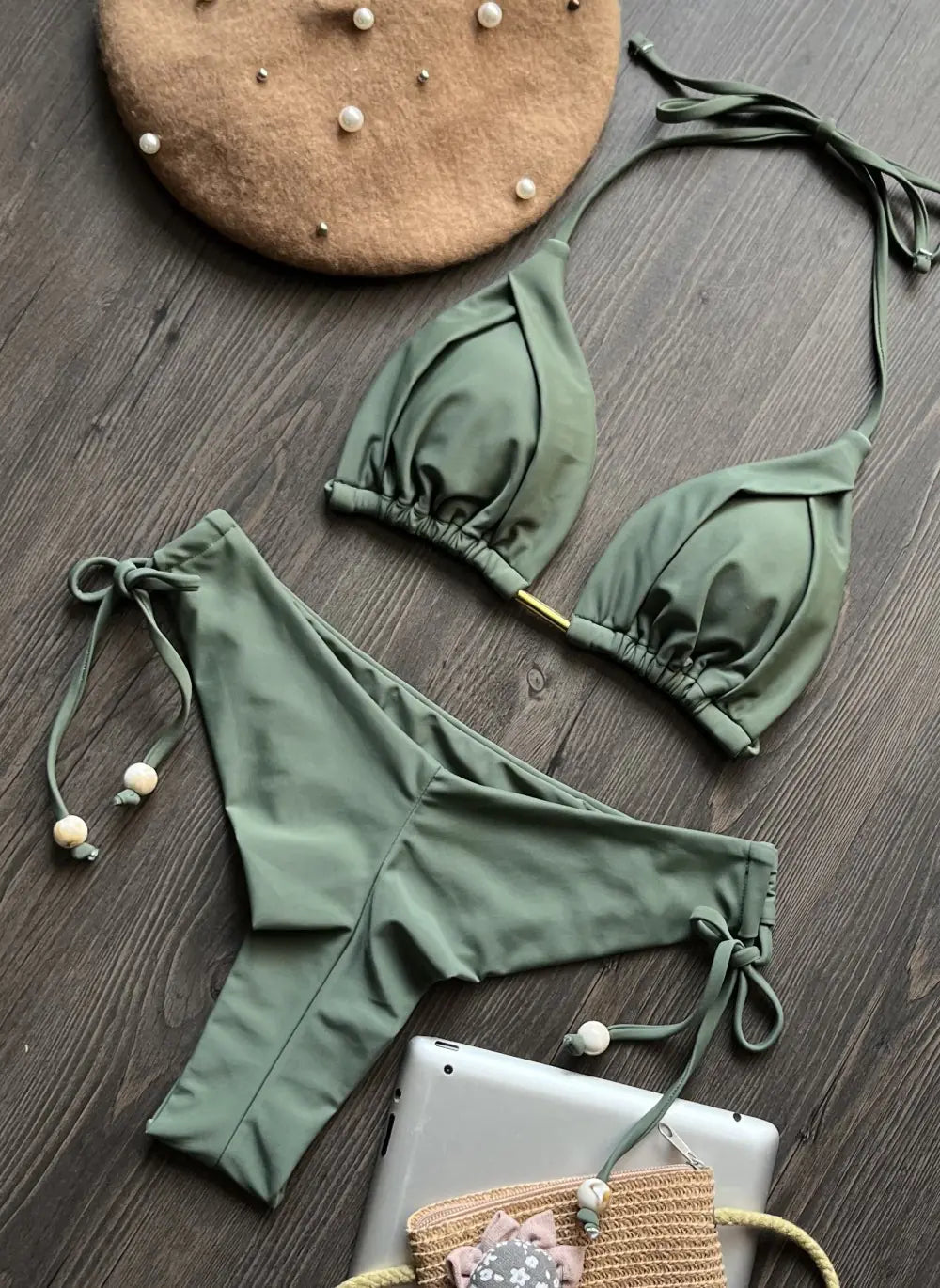 Sleek Nylon Bikini Set – Minimalist Style with Maximum Impact