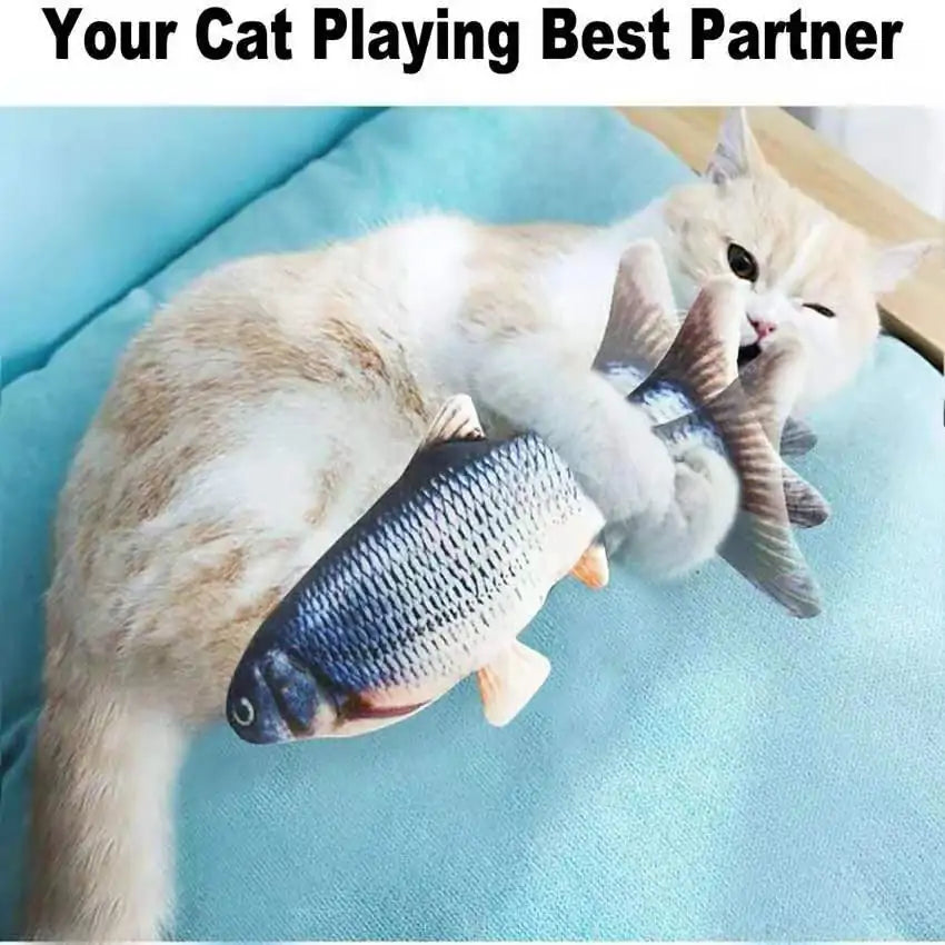 Cat Interactive Electric Floppy Toy Fish: Fun & Excitement for Your Feline Friend!