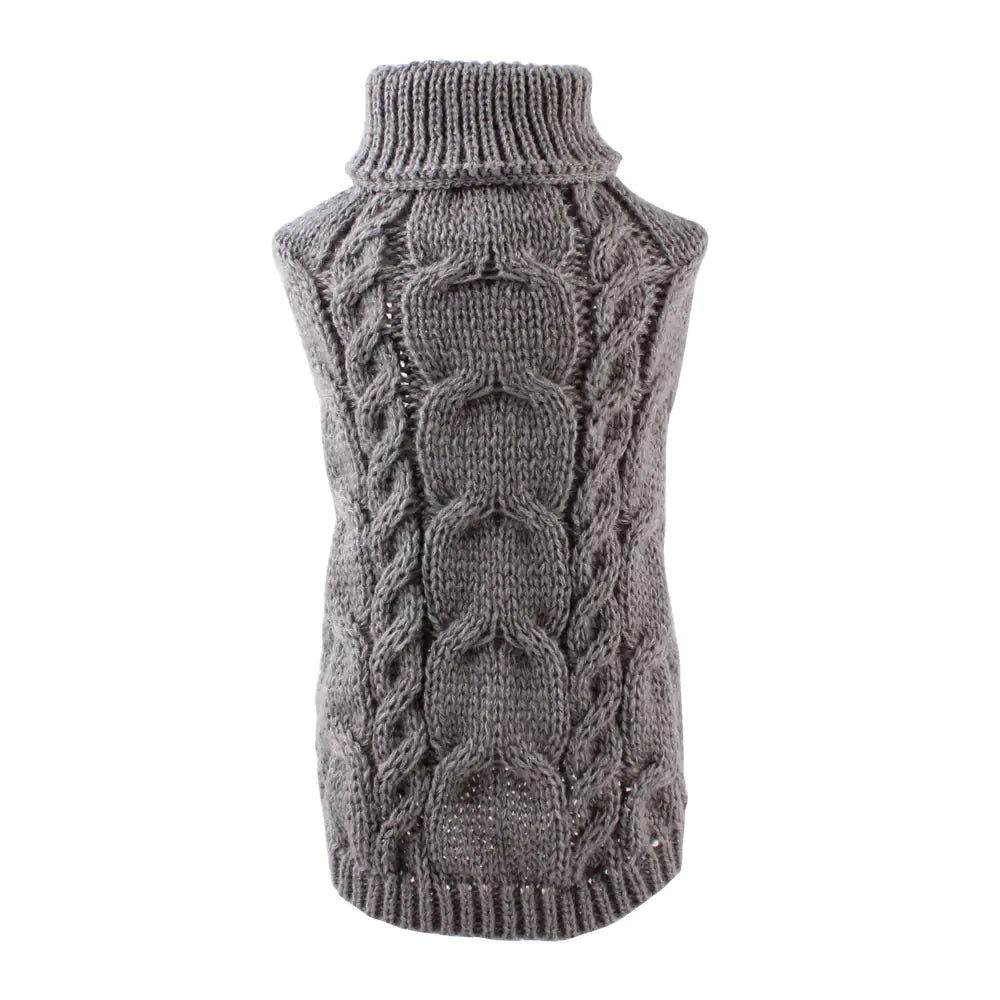 Autumn and Winter Warm Woolen Pet Clothes – Cozy Wool-Acrylic Blend Sweaters for Dogs & Cats (XS to XL Sizes)