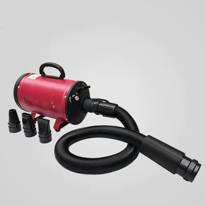 Pet Hair Dryer – High-Power 2800W Grooming Blower with 3 Nozzles and Adjustable Airflow (Fast-Drying, Low Noise, Professional Finish)