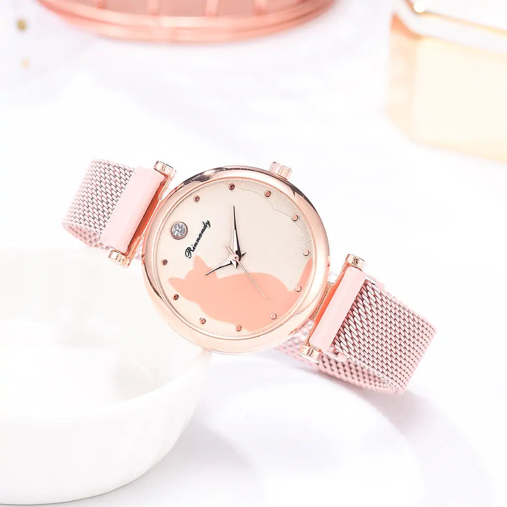 Rinnady Quartz Watch Set for Women: Style Meets Versatility