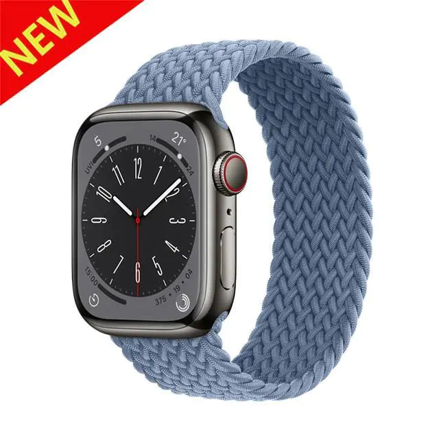 Upgrade Your Apple Watch with a Stretchable Nylon Elastic Loop Band