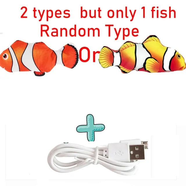 Cat Interactive Electric Floppy Toy Fish: Fun & Excitement for Your Feline Friend!