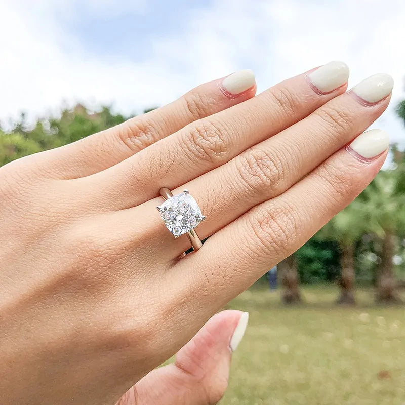 Celebrate Your Love with Silver Engagement Stone Rings