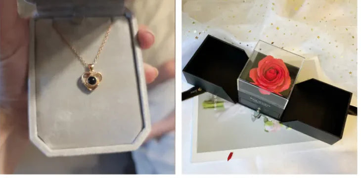 Heart Pendant Photo Necklace