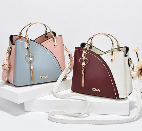 Street Chic Medium PU Leather Handbag – Stylish Everyday Essential