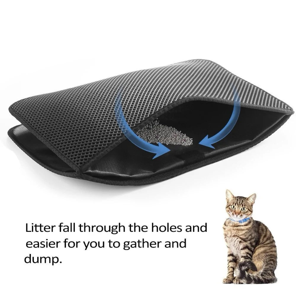 Cat Litter Mat – Dual-Layer Trap for Mess-Free Floors and Happy Paws