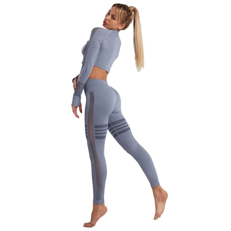 Hollow Mesh Breathable Yoga Leggings