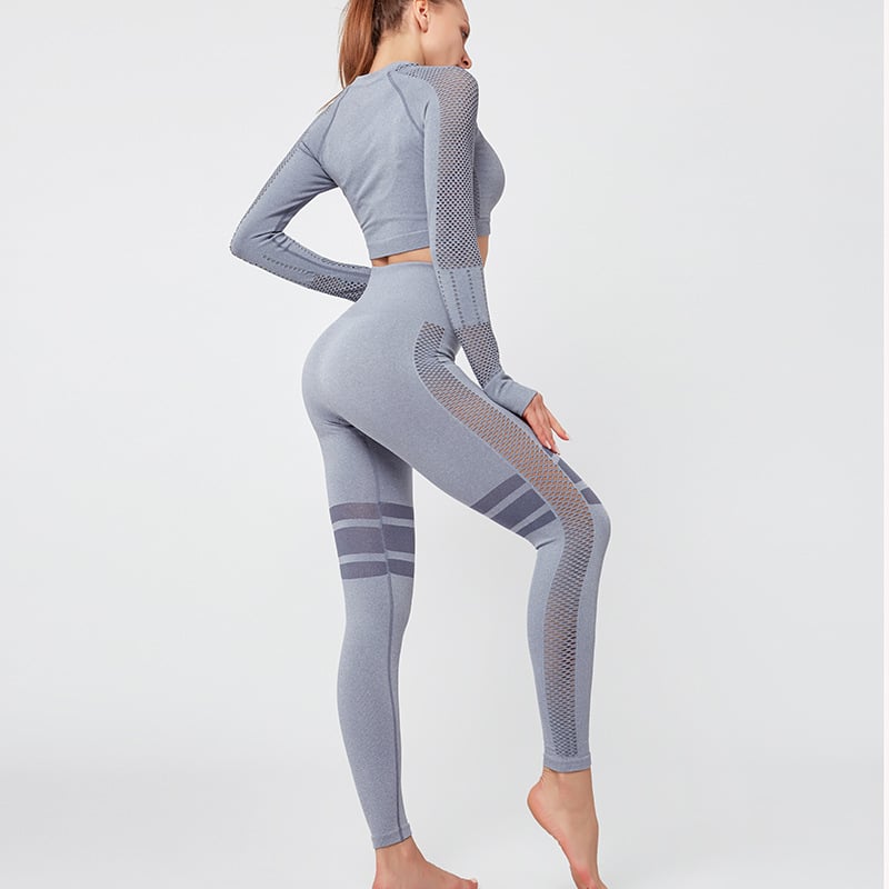 Hollow Mesh Breathable Yoga Leggings