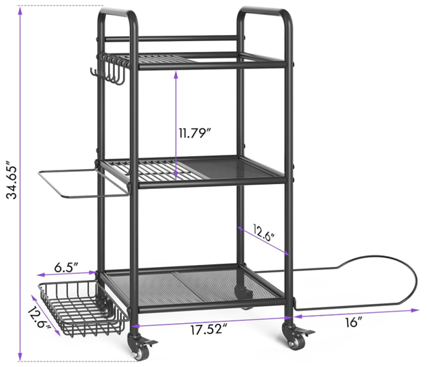 Home Gym Storage Rack – Multi-Tier Organizer for Yoga Mats, Dumbbells, Resistance Bands & More