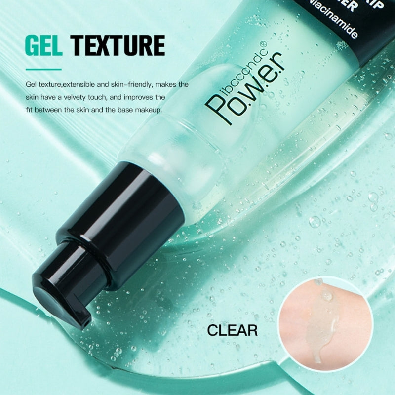 Power Grip Makeup Primer Gel – Hydrating & Smoothing Base (Clear & Niacinamide Pink, 24ml)