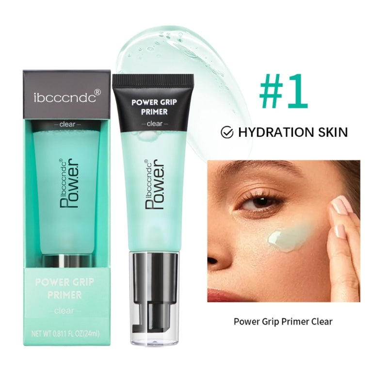 Power Grip Makeup Primer Gel – Hydrating & Smoothing Base (Clear & Niacinamide Pink, 24ml)