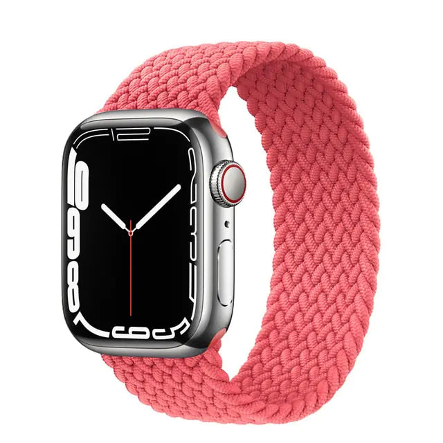 Upgrade Your Apple Watch with a Stretchable Nylon Elastic Loop Band