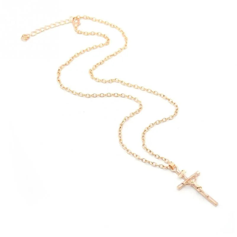 INRI Crucifix Jesus Pendant Necklace: A Symbol of Faith and Elegance