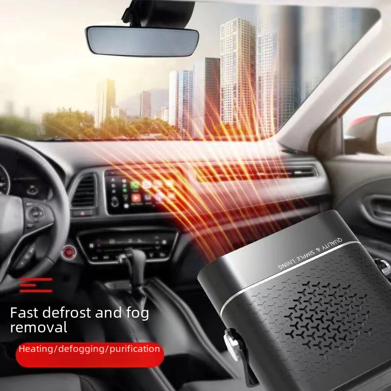 1194 Car Heater – Fast Heating, Defrosting & Defogging (12V/24V, Compact ABS Design)