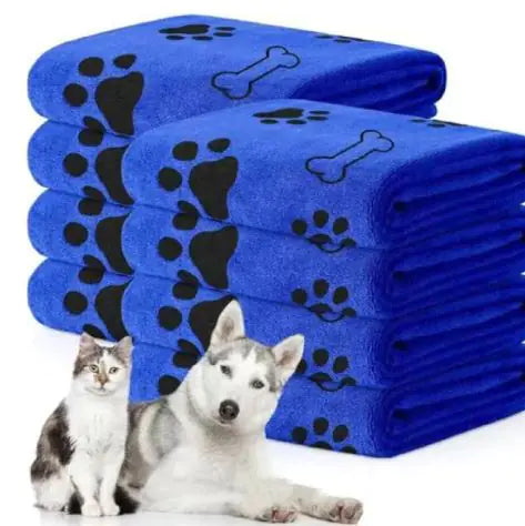 Ultra-Absorbent Pet Towel – Soft, Quick-Drying Comfort for Dogs and Cats