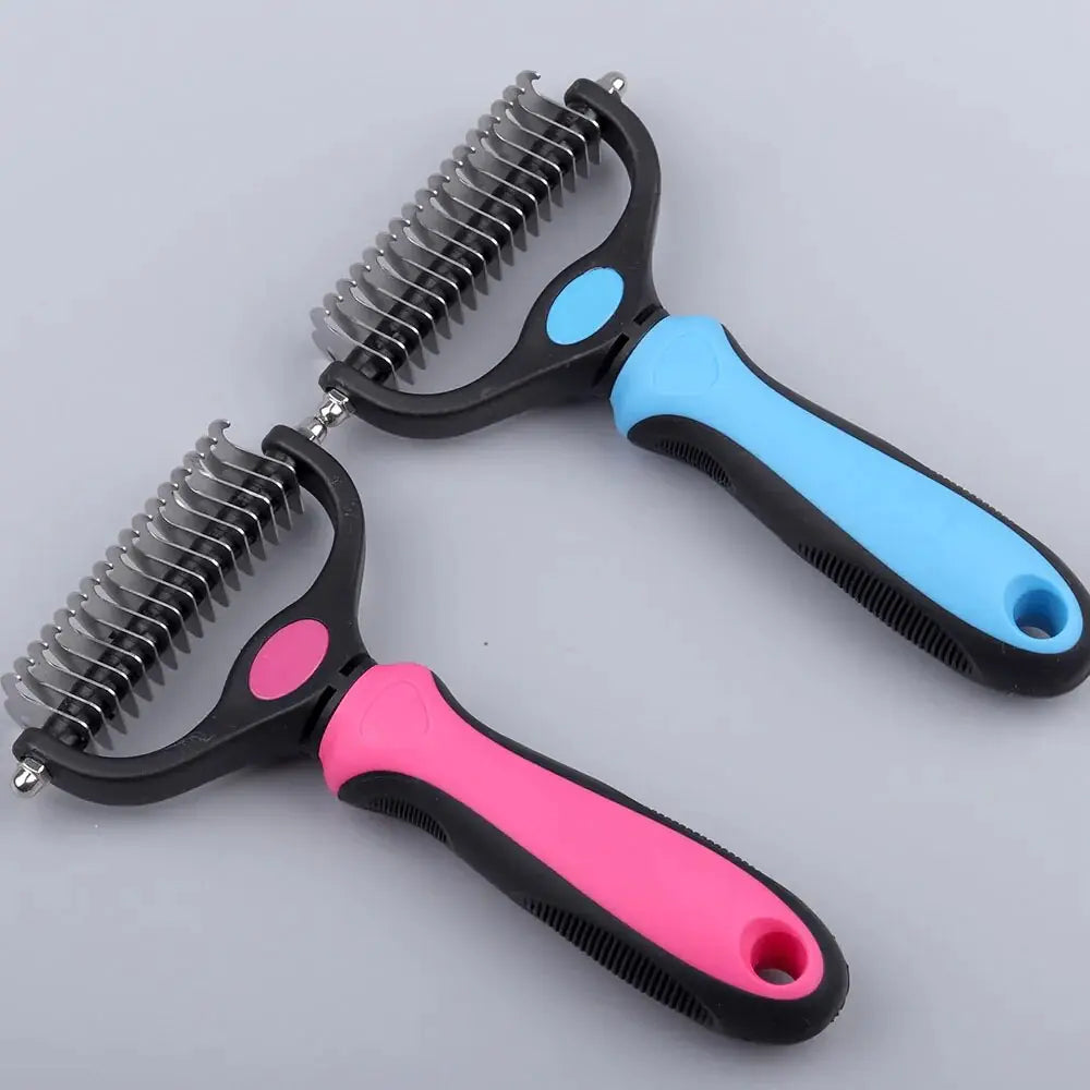 2-Sided Undercoat Brush For Dogs & Cats
