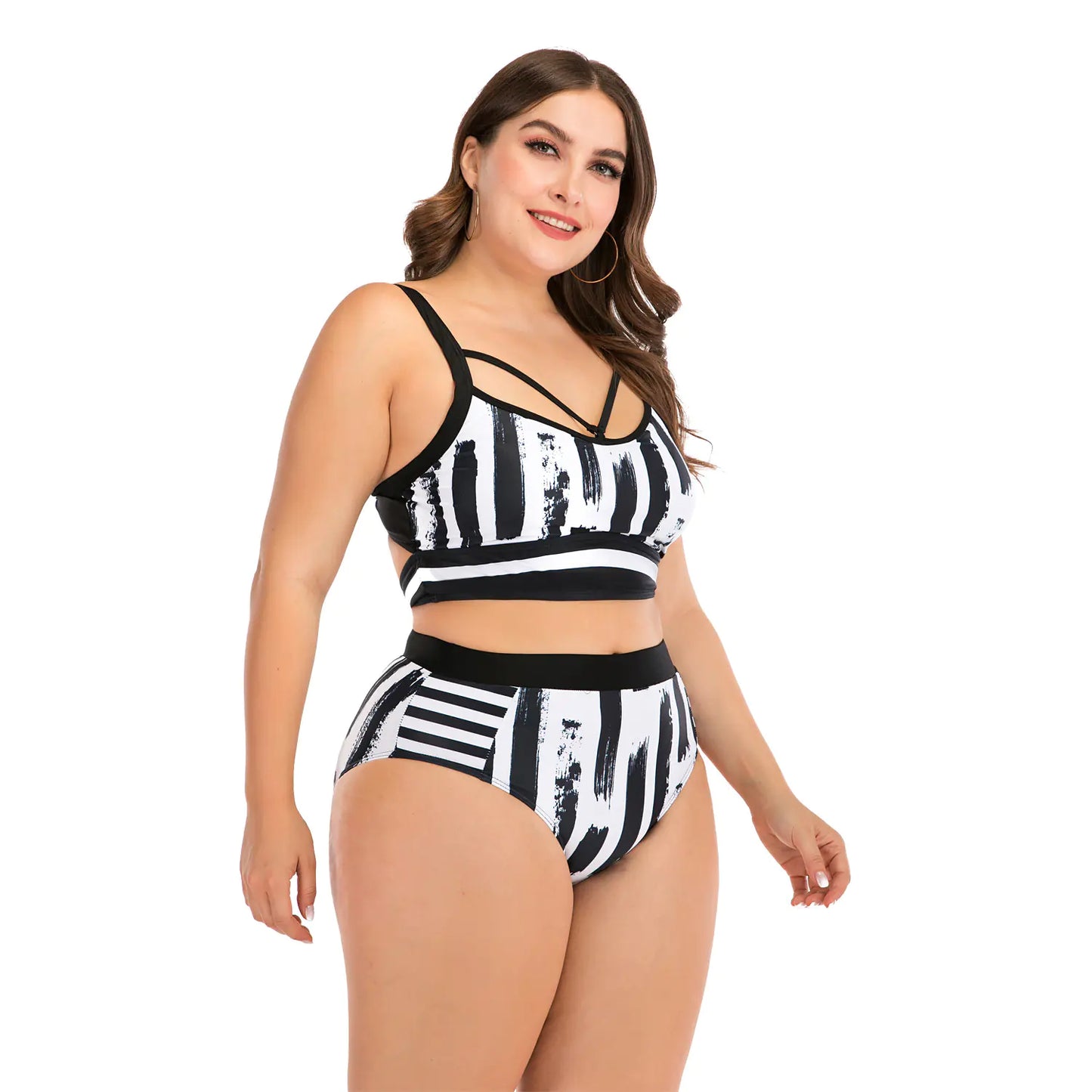 Sexy Plus-Size Bikini Swimsuit – Supportive, Stretchy, and Stunning (Sizes L–4XL)