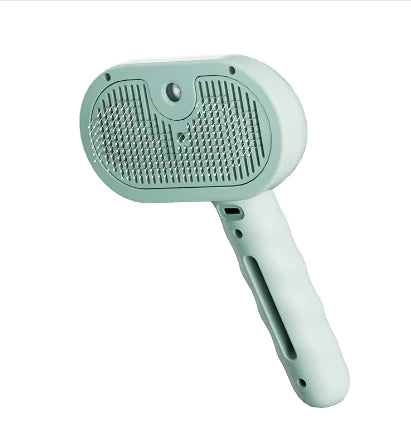 Cat Steam Brush (Self-Cleaning Anti-Static Grooming Tool with Steam & Spray – Rechargeable, Travel-Friendly)