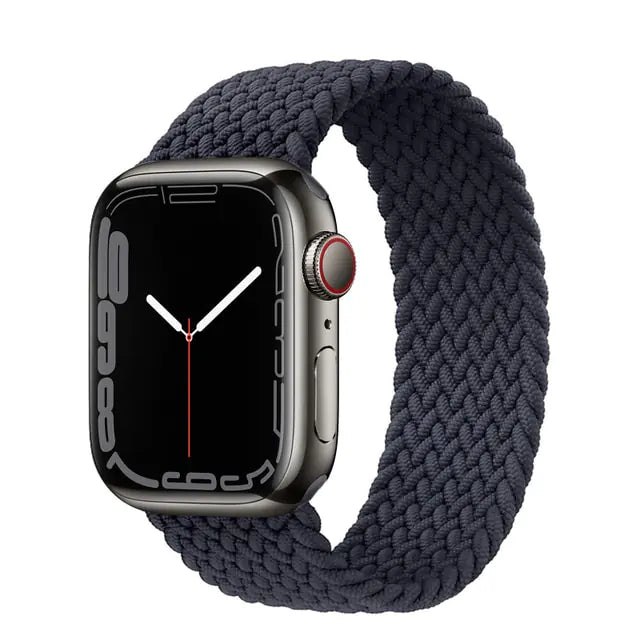 Upgrade Your Apple Watch with a Stretchable Nylon Elastic Loop Band