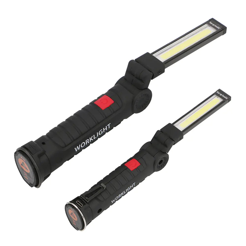 COB Folding Work Light – Rechargeable Magnetic Emergency Lamp (2 Sizes Available)