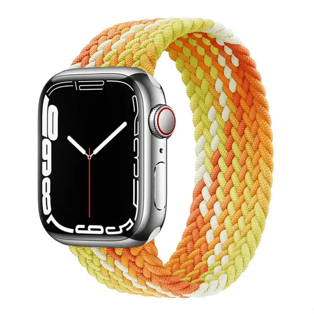 Upgrade Your Apple Watch with a Stretchable Nylon Elastic Loop Band