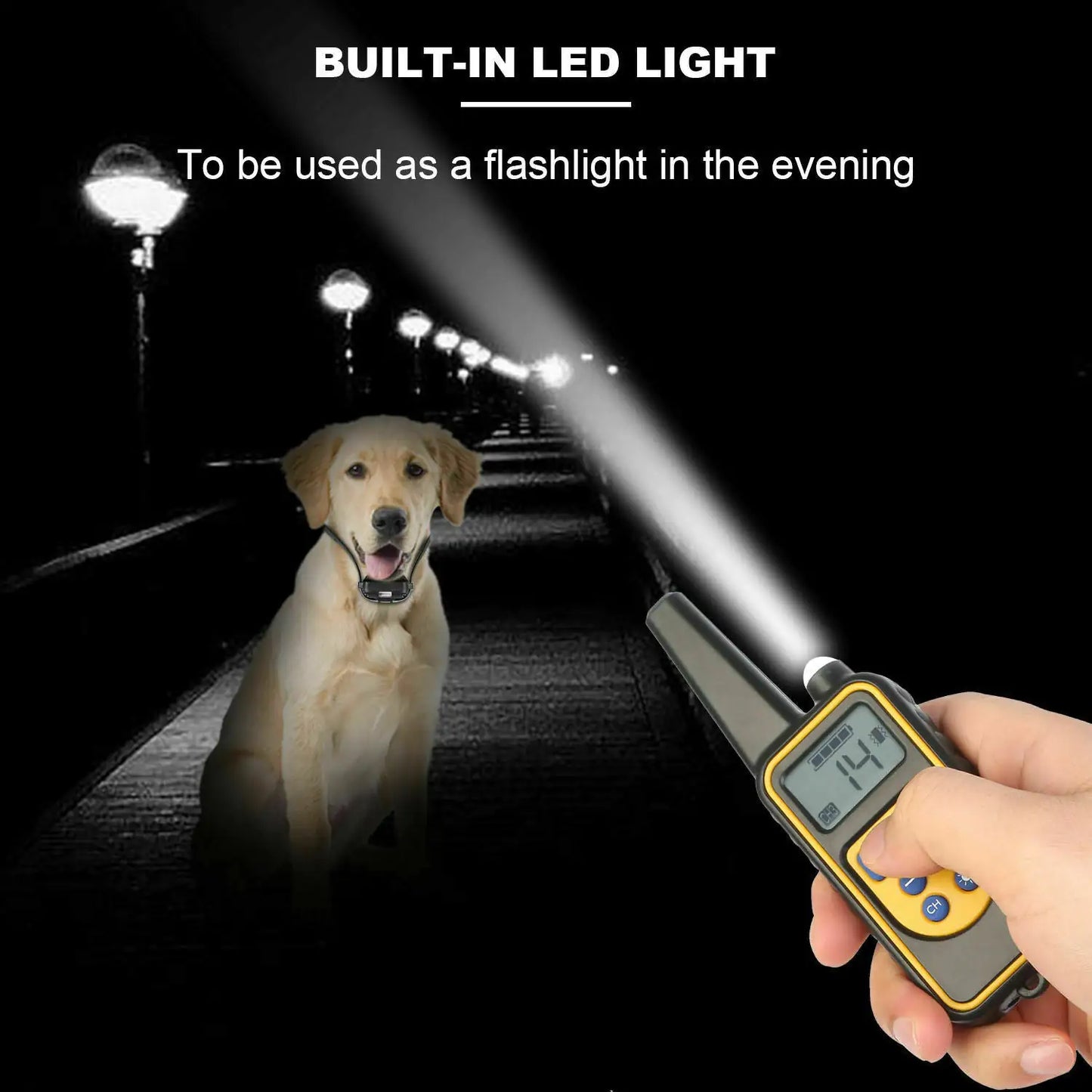 2725 FT Remote Dog Shock Training Collar – Waterproof, Rechargeable with 4 Training Modes (1-3 Dog Kits)