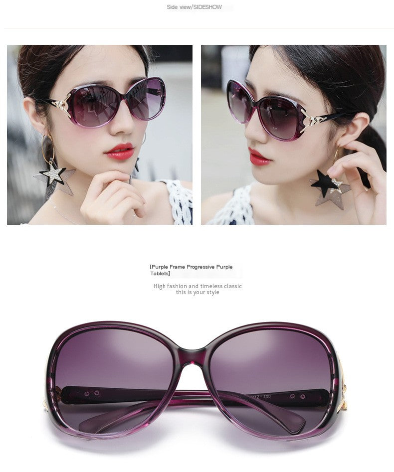 UV400 Round Retro Sunglasses – Stylish Korean-Inspired Design for Women