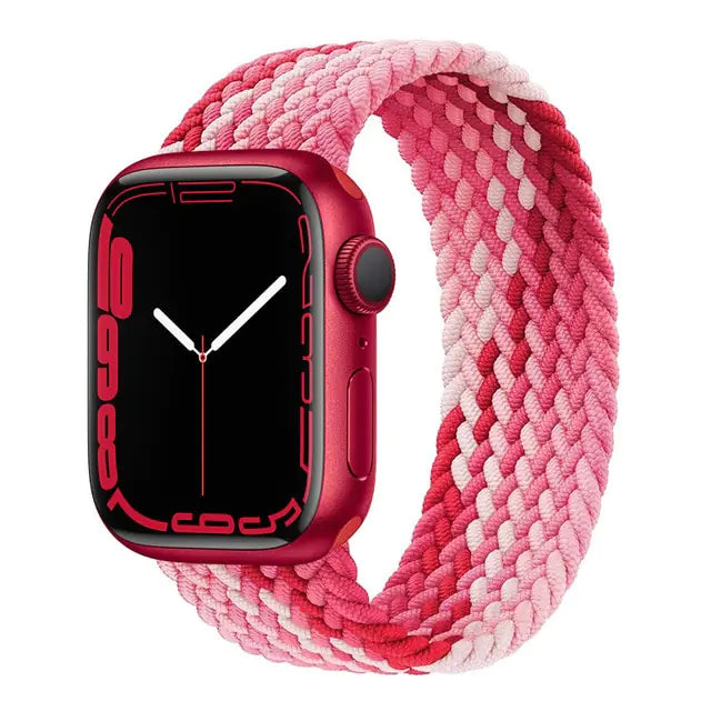 Upgrade Your Apple Watch with a Stretchable Nylon Elastic Loop Band