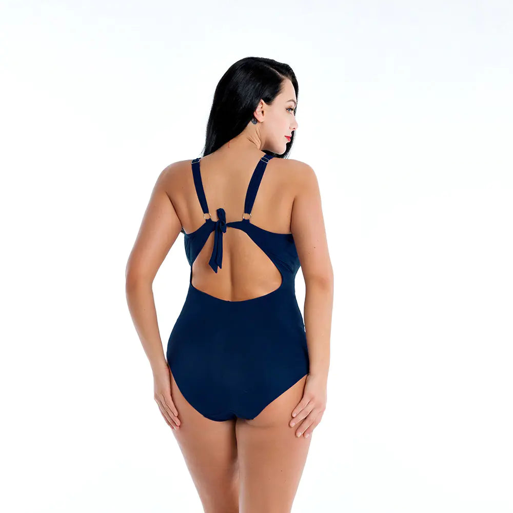Best-Selling Plus Size Bikini One-Piece Swimsuit – Flattering Full Coverage for Curvy Women (4XL–8XL)