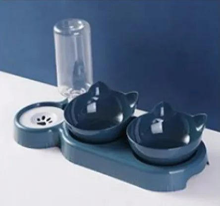 Anti-Tip Cat Bowl Feeder – Mess-Free Mealtime with a Stable, Stylish Design
