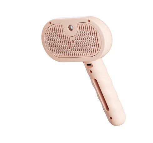 Cat Steam Brush (Self-Cleaning Anti-Static Grooming Tool with Steam & Spray – Rechargeable, Travel-Friendly)