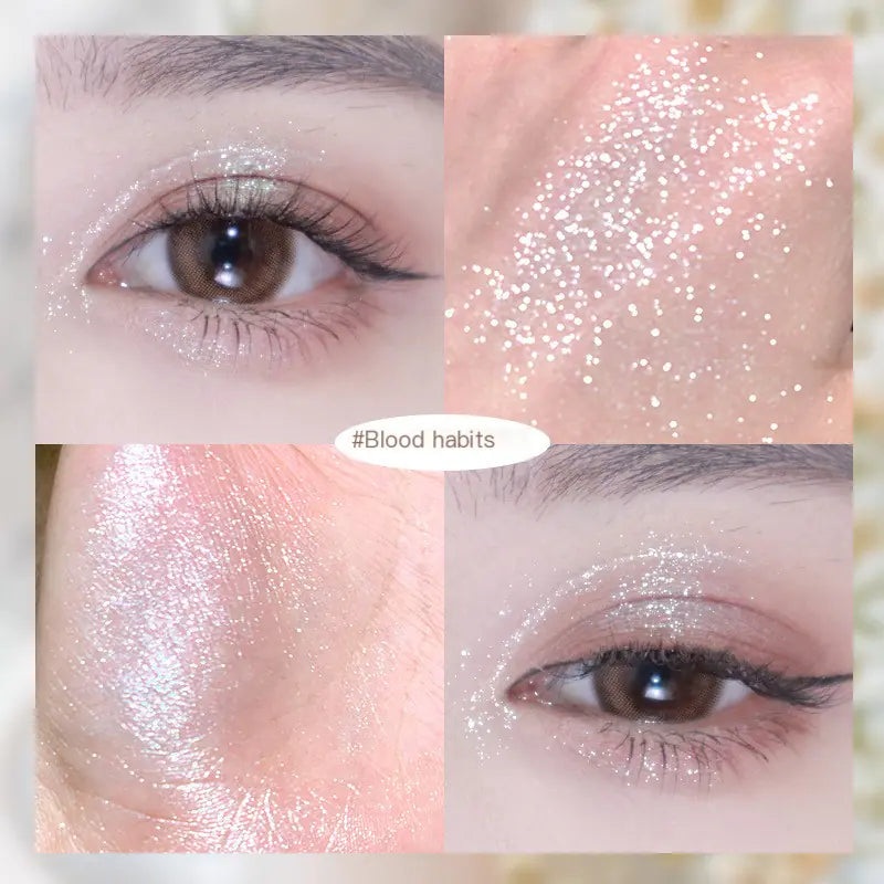 Double-ended Eyeshadow Pen – Waterproof, Shimmer Finish, Long-Lasting Color (6 Shades Available)