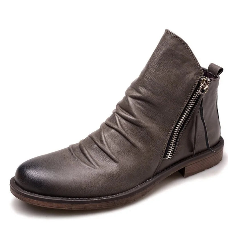 Yadibeiba Leather Boots – Rugged Durability Meets Refined Sophistication