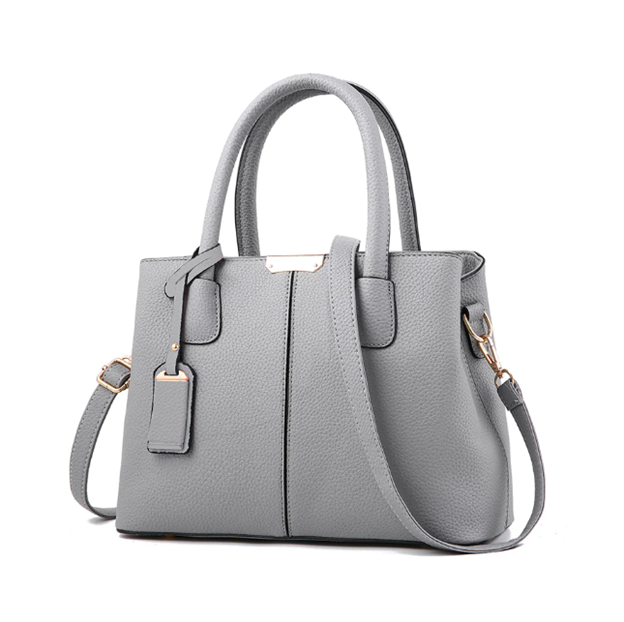 Ladies' PU Leather Handbag with Litchi Pattern – Chic Functionality for Everyday Elegance