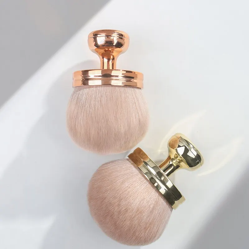 Mushroom Head Loose Powder Blush Brush – Ultra-Soft Fiber for Seamless Application