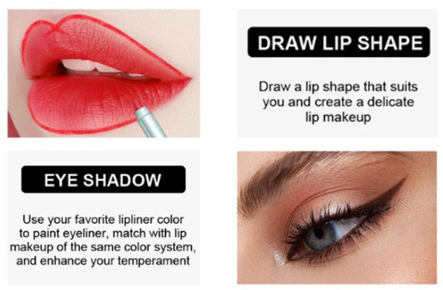 12pcs Long-Lasting Lip Liner Pencil Set